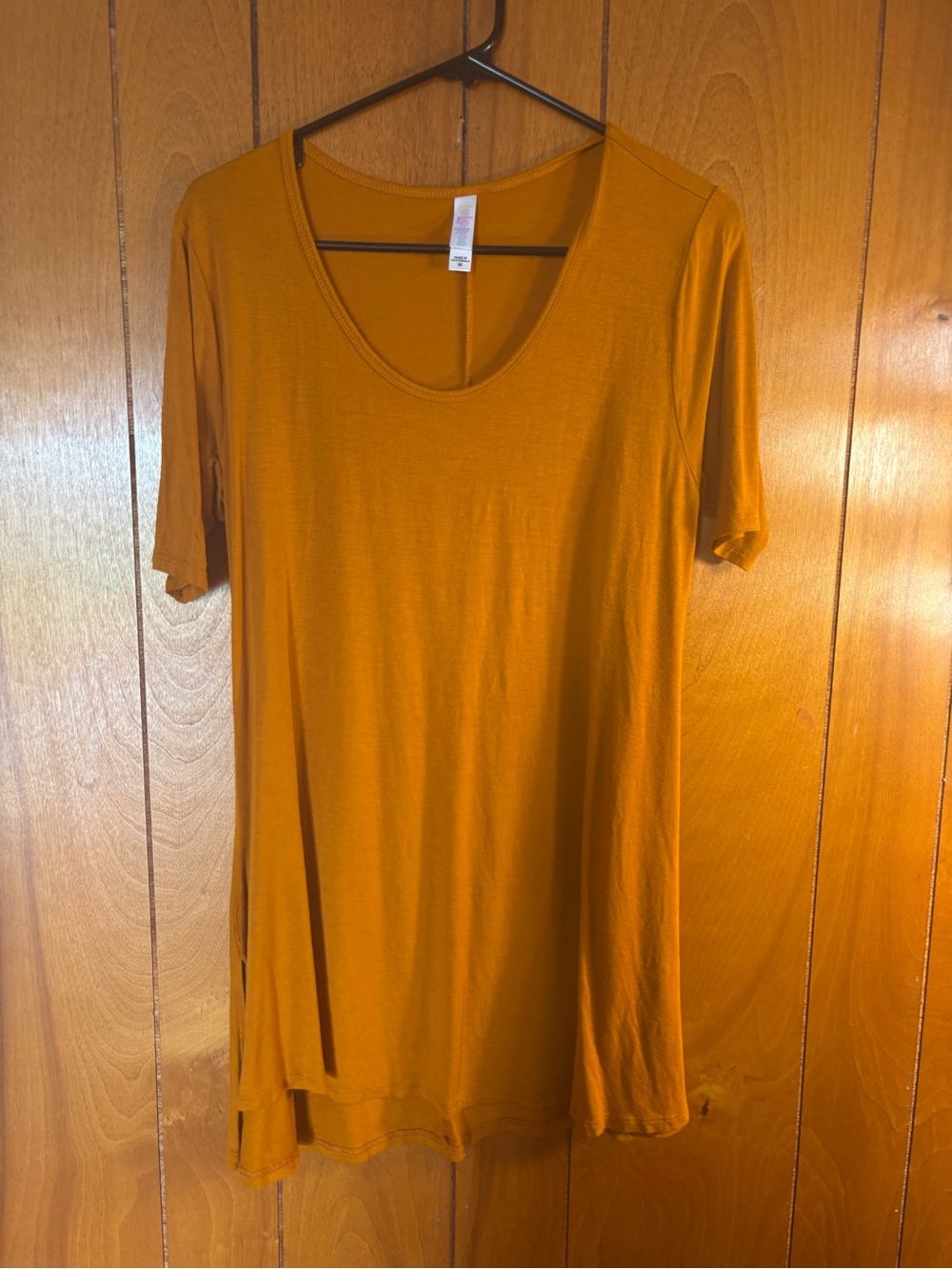 LuLaRoe Scoop Neck Tunic in Mustard Gold